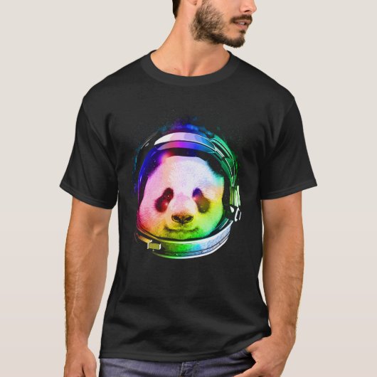 Cute space panda tシャツ (正面)