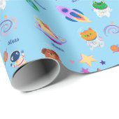 Cute Space wrapping paper  ラッピングペーパー (ロールコーナー)