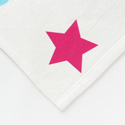 Cute Spacecraft Rocket Ships Pattern フリースブランケット (角)