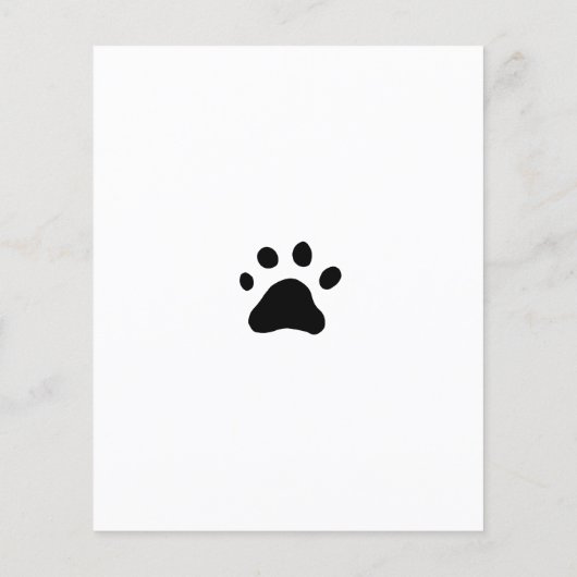 Cute Spaniel Dog walking Dog Groomer チラシ (裏面)