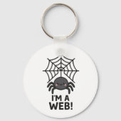 Cute Spider Sticker 🕷️✨ | Cartoon Web Fun" キーホルダー (正面)