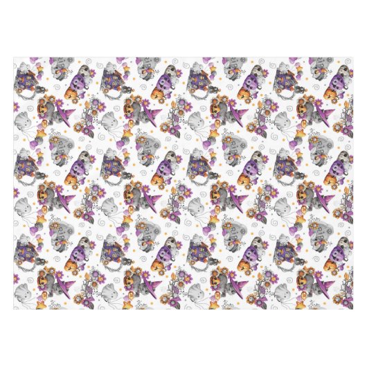 Cute Spooky Halloween テーブルクロス (正面(横))