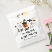 Cute Spooky Halloween Black and Orange フェイバーバッグ (封をした状態)