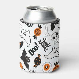 Cute Spooky Halloween Black and Orange 缶クーラー