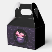 Cute Spooky Halloween Cauldron Baby Shower  フェイバーボックス (裏面)