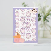 Cute Spooky Halloween Party Invitation 招待状 (スタンド正面)