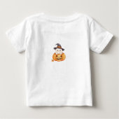 Cute Spooky Season Halloween Ghost Pumpkin Toddler ベビーTシャツ (裏面)