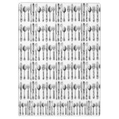 Cute Spoons Forks Knives Clipboard  クリップボード (裏面)