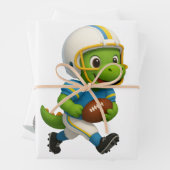 Cute Sporty  Dinosaurs – Sporty Dinos paper ラッピングペーパーシート (インサイチュ)