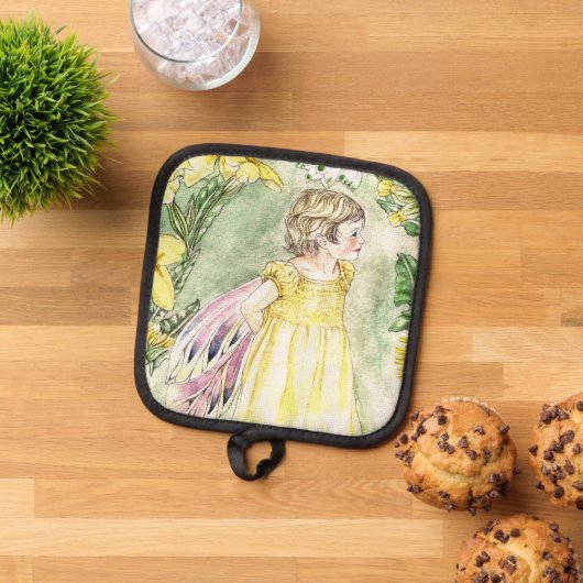 Cute Spring Fairy Oven Mitt 鍋敷き (トップダウン)