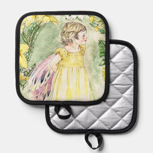 Cute Spring Fairy Oven Mitt 鍋敷き (正面/裏面)