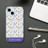 Cute Spring Floral Pattern for her iPhone 15ケース