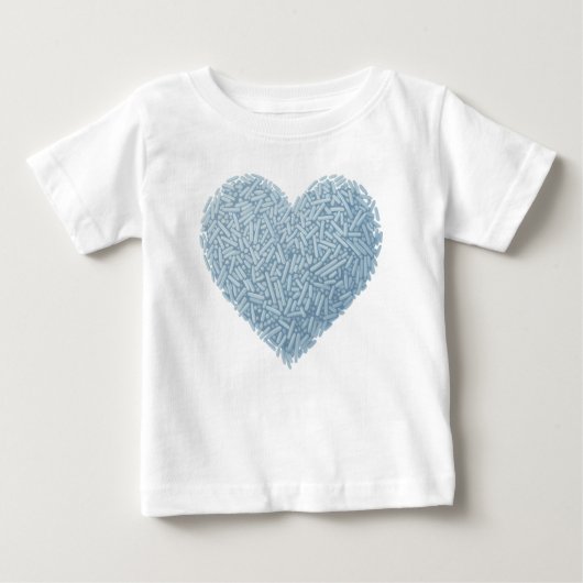 Cute Sprinkle Heart | ベビースプリンクル ベビーTシャツ (正面)