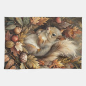 Cute Squirrel キッチンタオル (横)