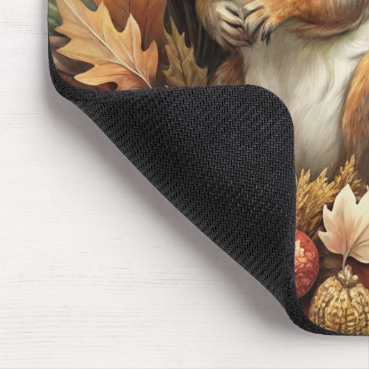 Cute Squirrel マウスパッド (コーナー)