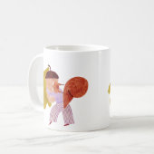 Cute Squirrel Autumn Coffee Mug – Acorn & Fall  コーヒーマグカップ (正面左)