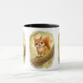 Cute Squirrel Coffee Mug – Adorable Baby Squirrel マグカップ (中央)
