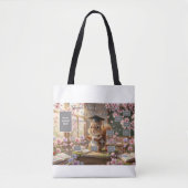Cute Squirrel Dog Mom Tote Bag トートバッグ (正面)