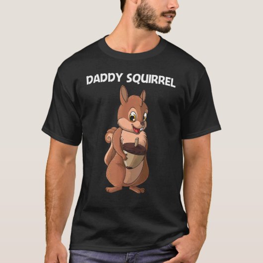 Cute Squirrel For Men Boys Squirrel   Forest Anima Tシャツ (正面)