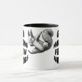 Cute Squirrel - Good Morning Fellow Nut Jobs マグカップ (中央)