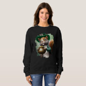 Cute Squirrel Leprechaun St Patricks Day Squirrel  スウェットシャツ (正面フル)