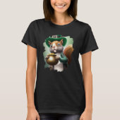 Cute Squirrel Leprechaun St Patricks Day Squirrel  Tシャツ (正面)