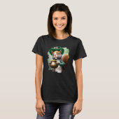 Cute Squirrel Leprechaun St Patricks Day Squirrel  Tシャツ (正面フル)