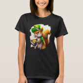 Cute Squirrel Leprechaun St Patricks Day Squirrel  Tシャツ (正面)