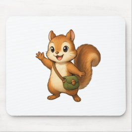 Cute Squirrel Mouse Pad – Okojo and Friends マウスパッド