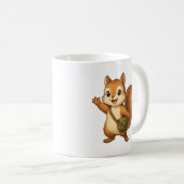 Cute Squirrel Mug – Okojo and Friends コーヒーマグカップ (正面右)