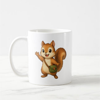 Cute Squirrel Mug – Okojo and Friends コーヒーマグカップ