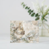 Cute squirrel on the pine branch シーズンカード (スタンド正面)