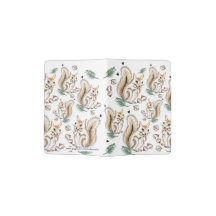 Cute squirrel passeport cover