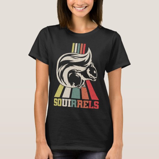 Cute Squirrel Rodent  Squirrels  1 Tシャツ (正面)