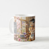 Cute Squirrel Teacher Appreciation Blossom Mug コーヒーマグカップ (正面左)