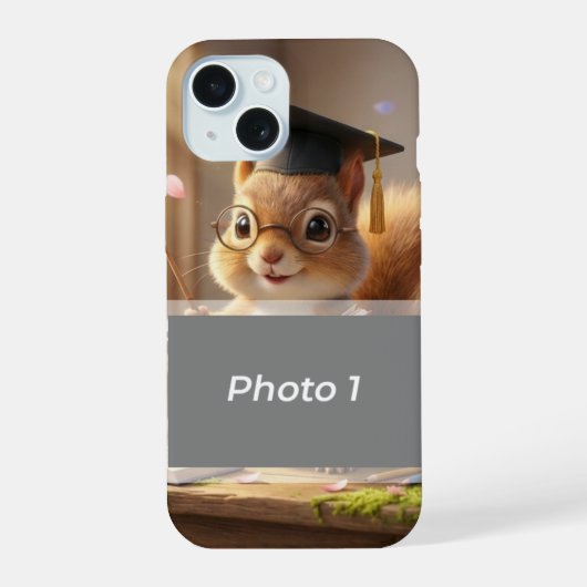 Cute Squirrel Teacher Appreciation iPhone Case 15ケース (裏面)
