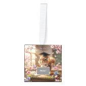 Cute Squirrel Teacher Appreciation Ornament キューブオーナメント (正面)