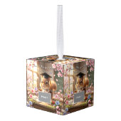 Cute Squirrel Teacher Appreciation Ornament キューブオーナメント (裏面アングル)