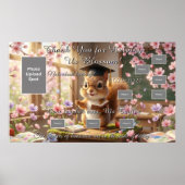 Cute Squirrel Teacher Appreciation Poster ポスター (正面)