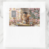 Cute Squirrel Teacher Appreciation Sticker Sheet 長方形シール (バッグ)