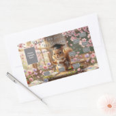 Cute Squirrel Teacher Appreciation Sticker Sheet 長方形シール (封筒)