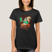 Cute  Squirrel Teacher Professor School Tシャツ (正面)