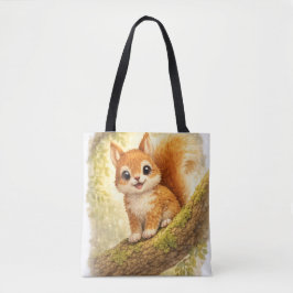 Cute Squirrel Tote Bag Kawaii Animal トートバッグ
