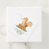 Cute Squirrel wildlife baby hello party フェイバータグ (インサイチュ)