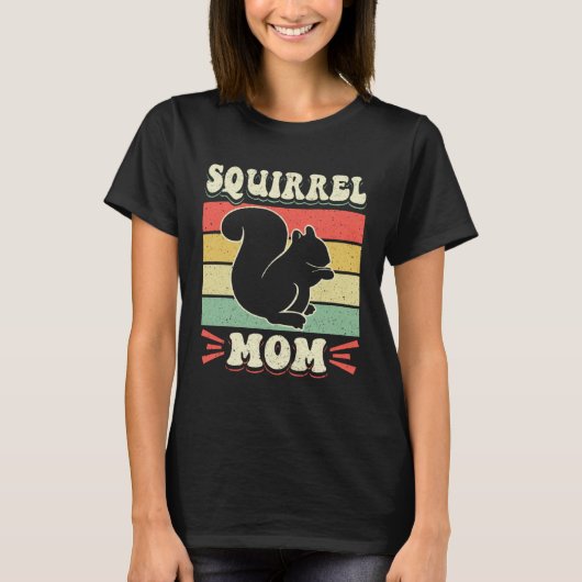 Cute Squirrels Rodent  Squirrel Mom  1 Tシャツ (正面)