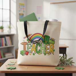 Cute St. Patrick’s Day Gift Lucky to Teach Teacher トートバッグ