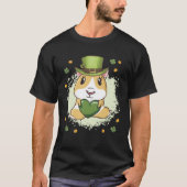 Cute St Patrick s Day Guinea Pig Tシャツ (正面)