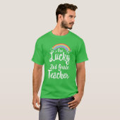 Cute St Patricks Day For One Lucky 2Nd Grade Teach Tシャツ (正面フル)