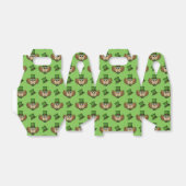 Cute St Patrick's Day Owl Cartoon フェイバーボックス (折り畳みなし)