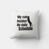 Cute Standing cat design クッション (正面)